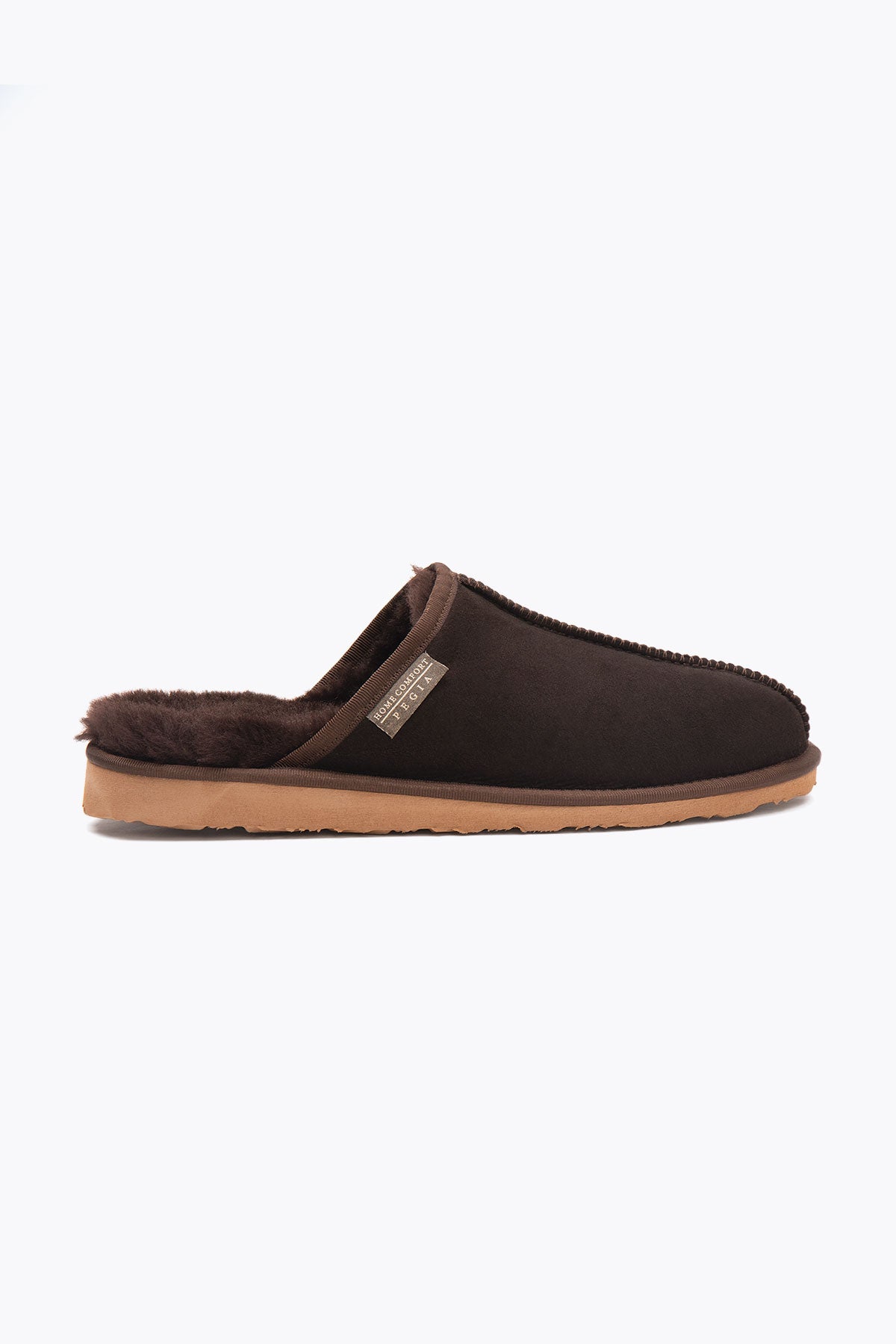 Pegia Fermo Shearling Chaussons Pour Hommes