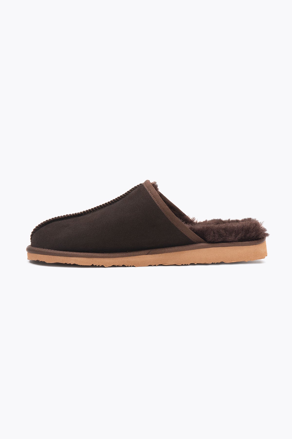 Pegia Fermo Shearling Chaussons Pour Hommes