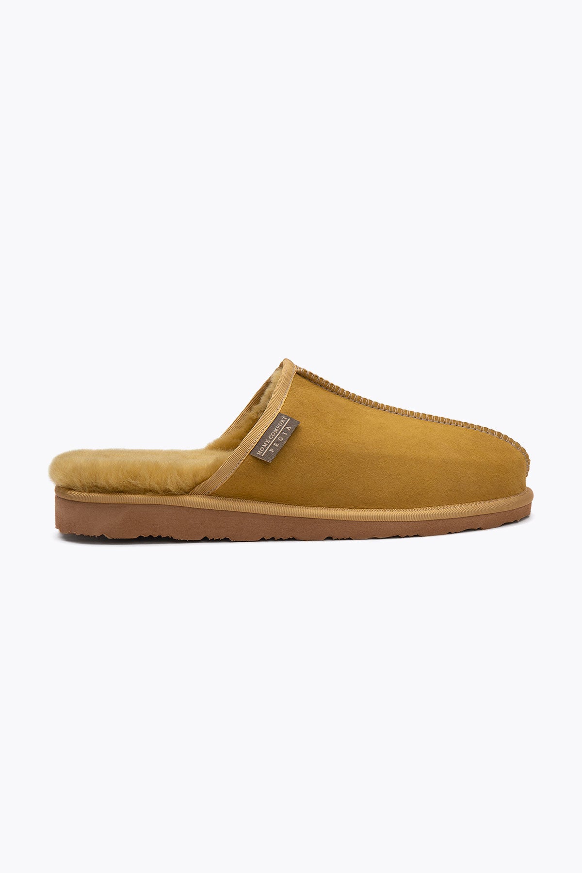 Pegia Fermo Shearling Chaussons Pour Hommes