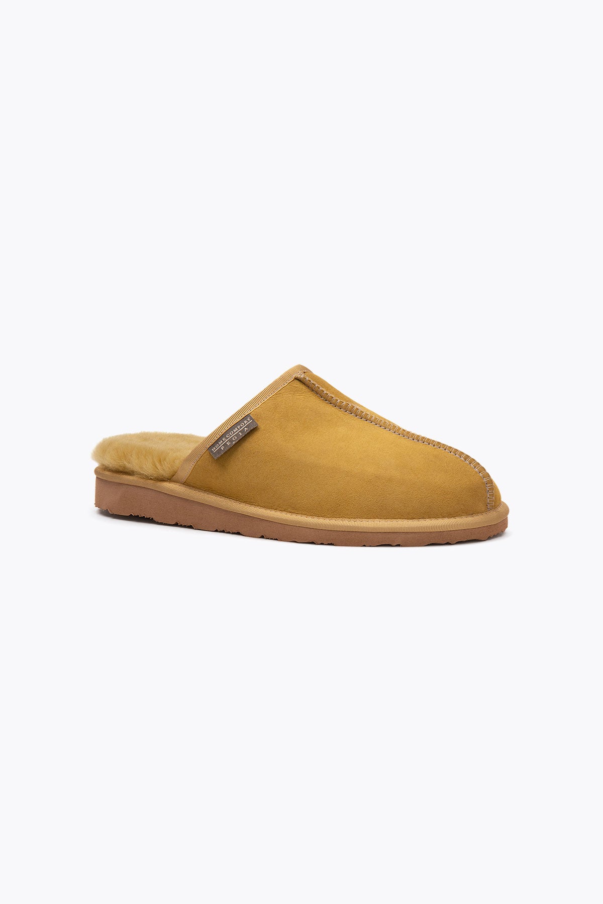 Pegia Fermo Shearling Chaussons Pour Hommes