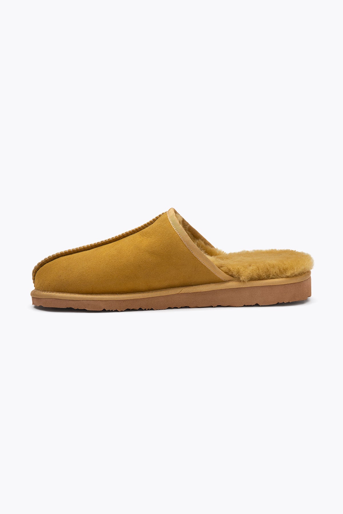 Pegia Fermo Shearling Chaussons Pour Hommes