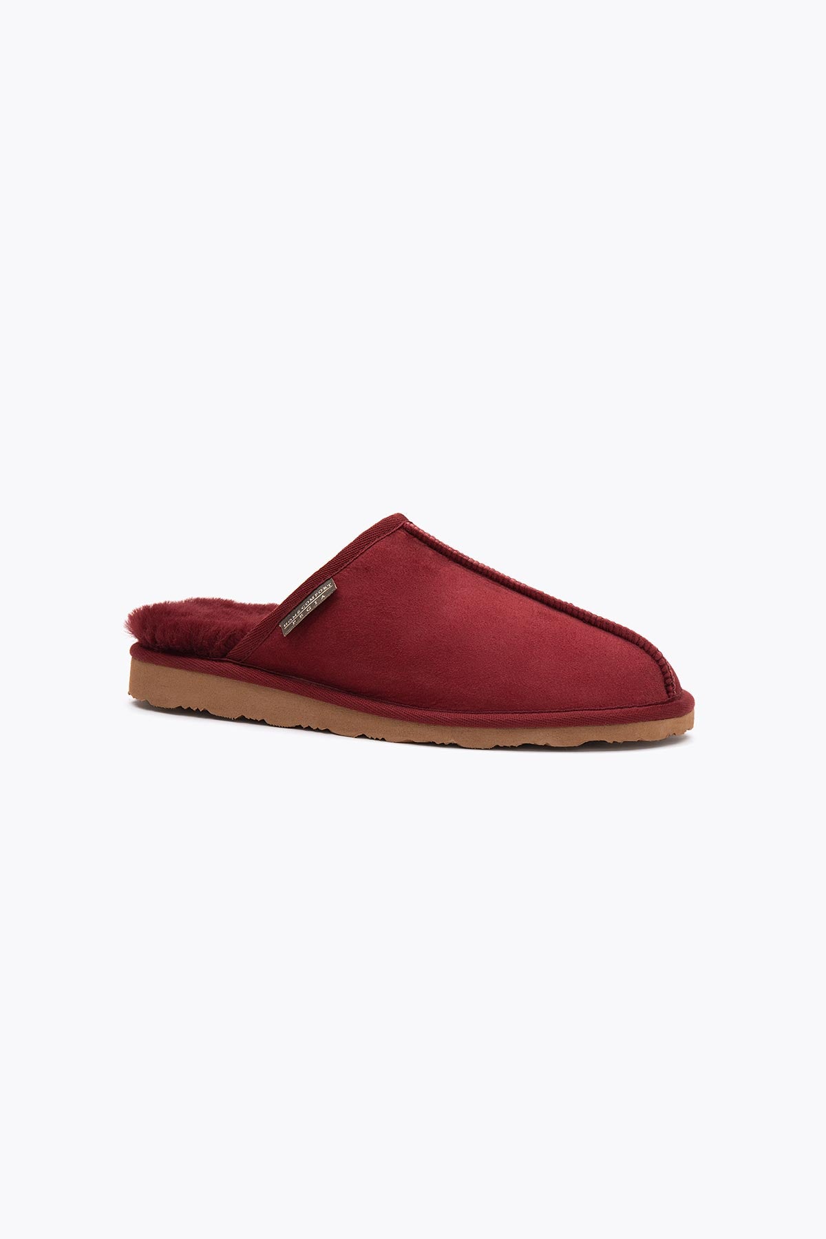 Pegia Fermo Shearling Chaussons Pour Hommes