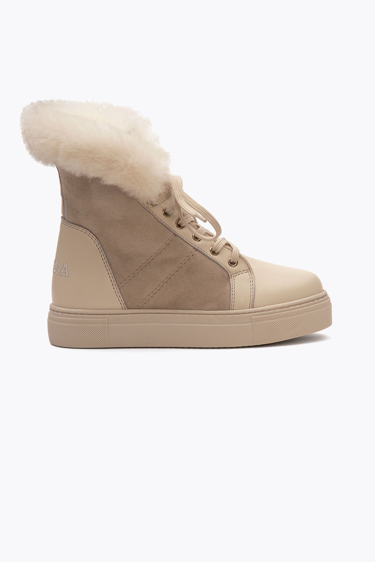 Pegia Leira Stivali In Shearling Da Donna