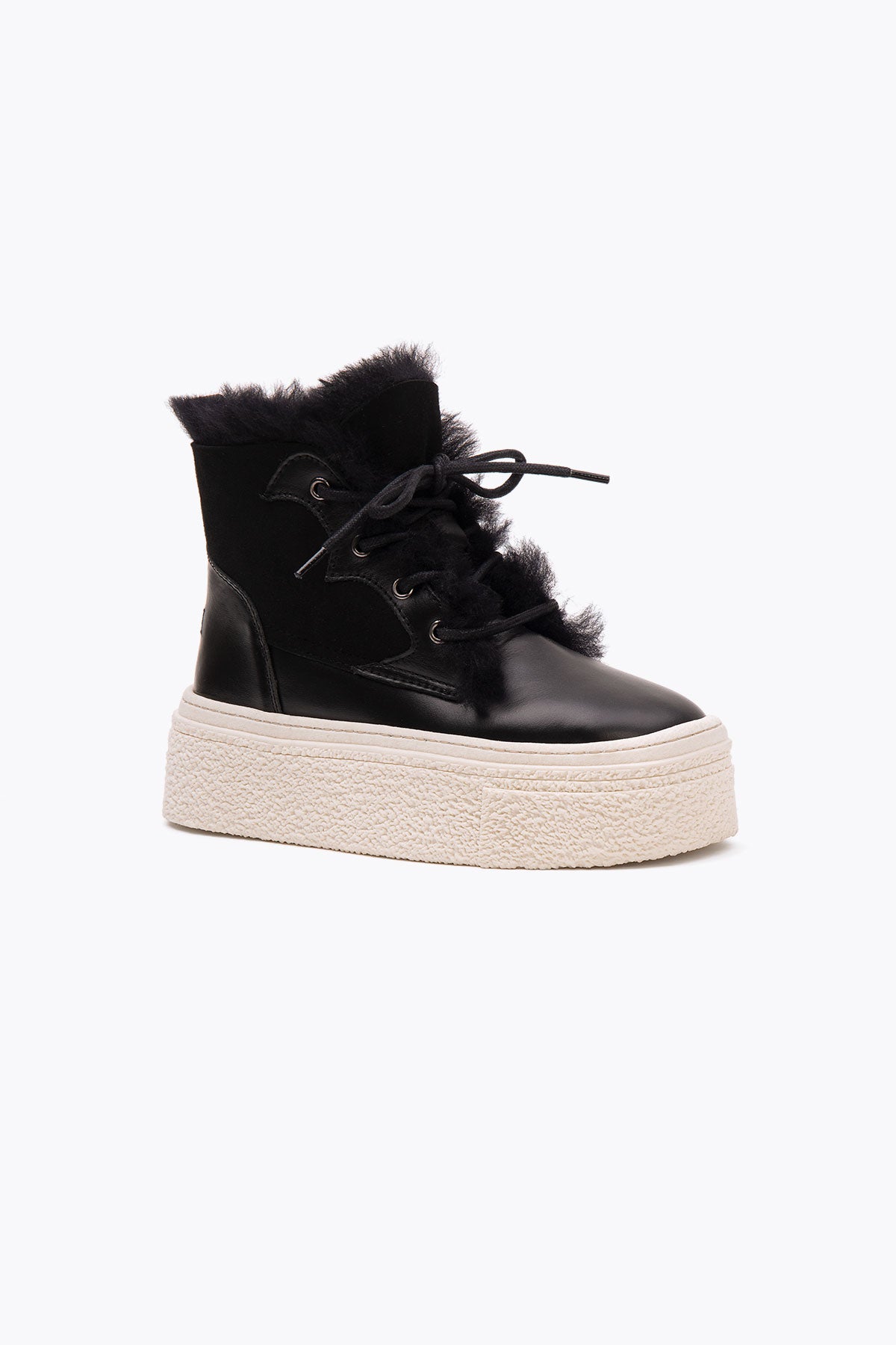 Pegia Nora Shearling Platform Women's Boots - Pegia