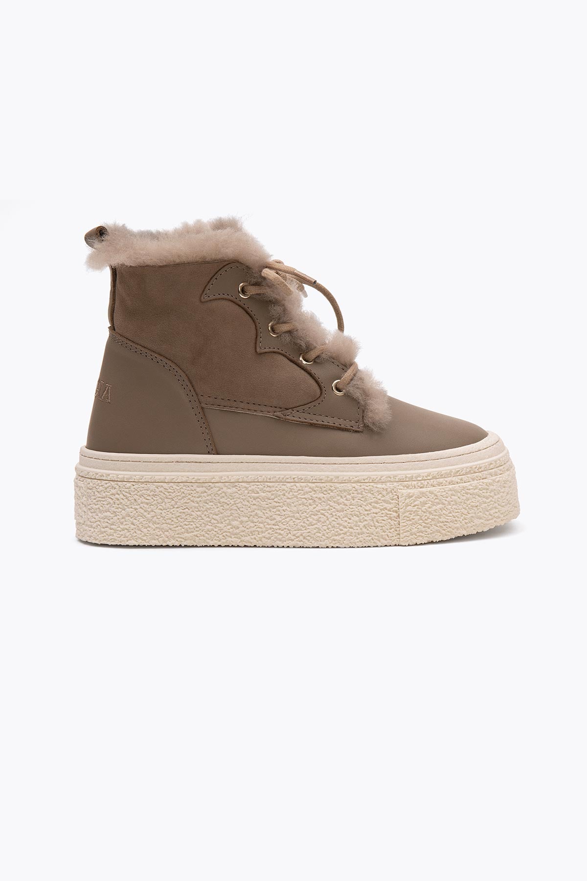 Pegia Nora Shearling Platform Women's Boots - Pegia