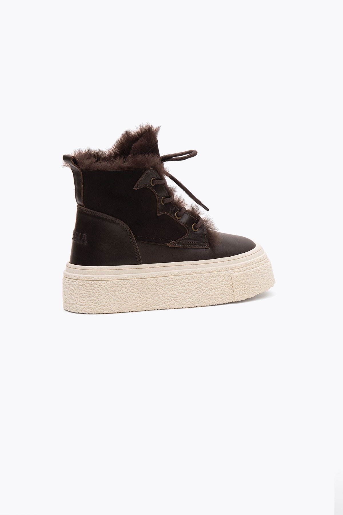 Pegia Nora Shearling Platform Women's Boots - Pegia