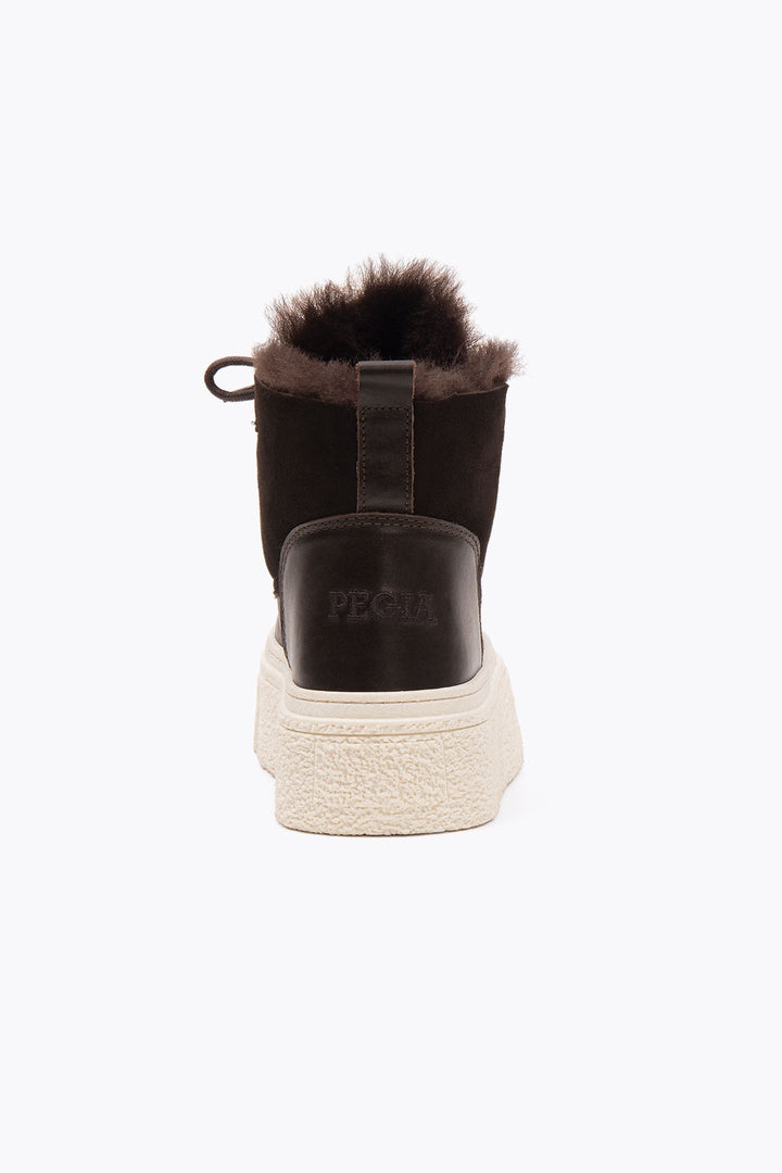 Pegia Nora Shearling Platform Women's Boots - Pegia
