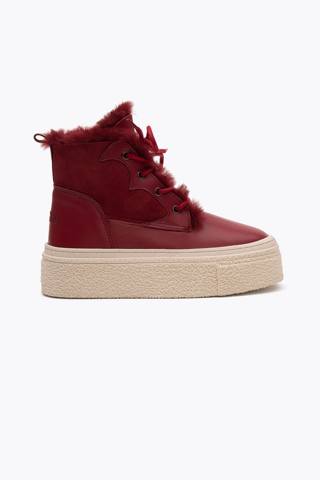 Pegia Nora Shearling Platform Women's Boots - Pegia