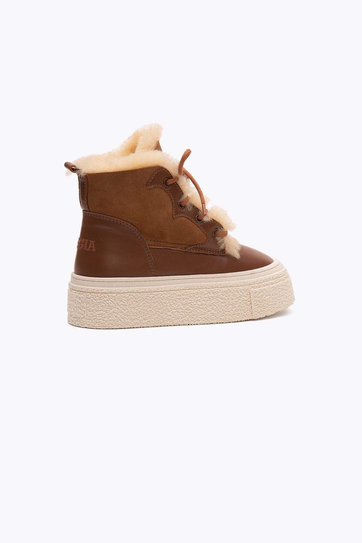 Pegia Nora Shearling Platform Women's Boots - Pegia