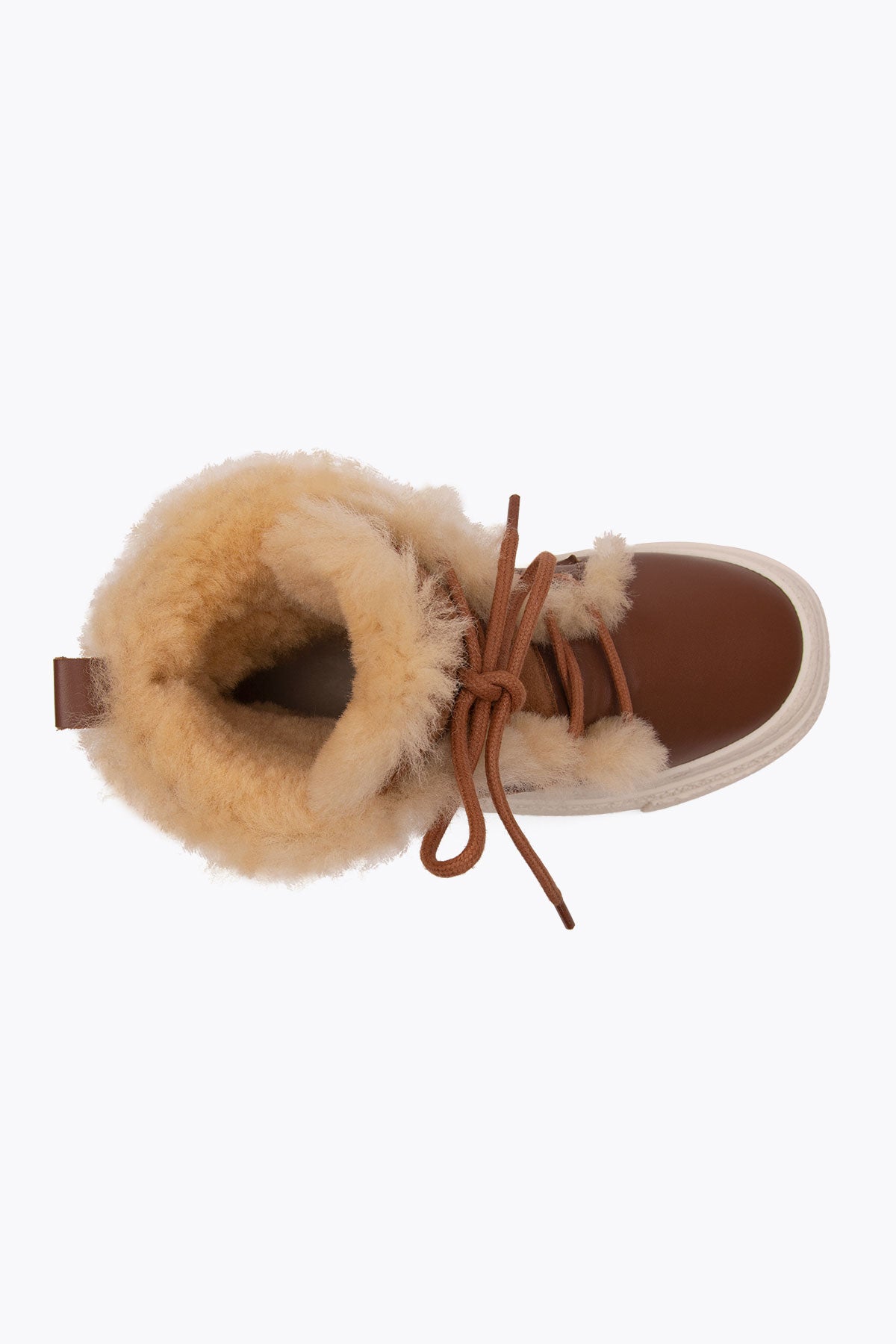 Pegia Nora Shearling Plataforma Botas Mujer