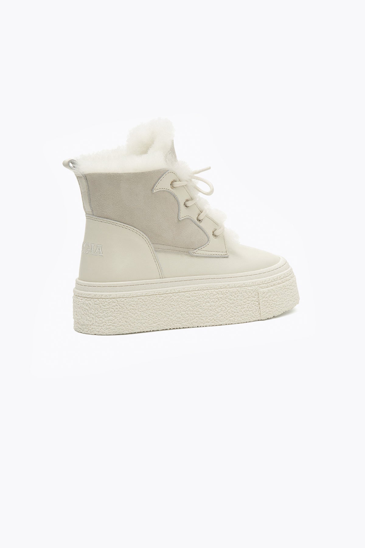 Pegia Nora Shearling Platform Women's Boots - Pegia