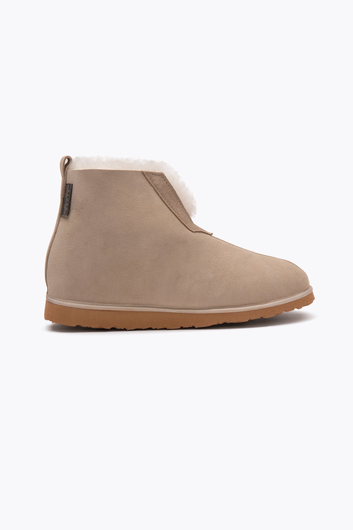 Pegia Moen Unisex Schafsfell Bootie Hausschuhe