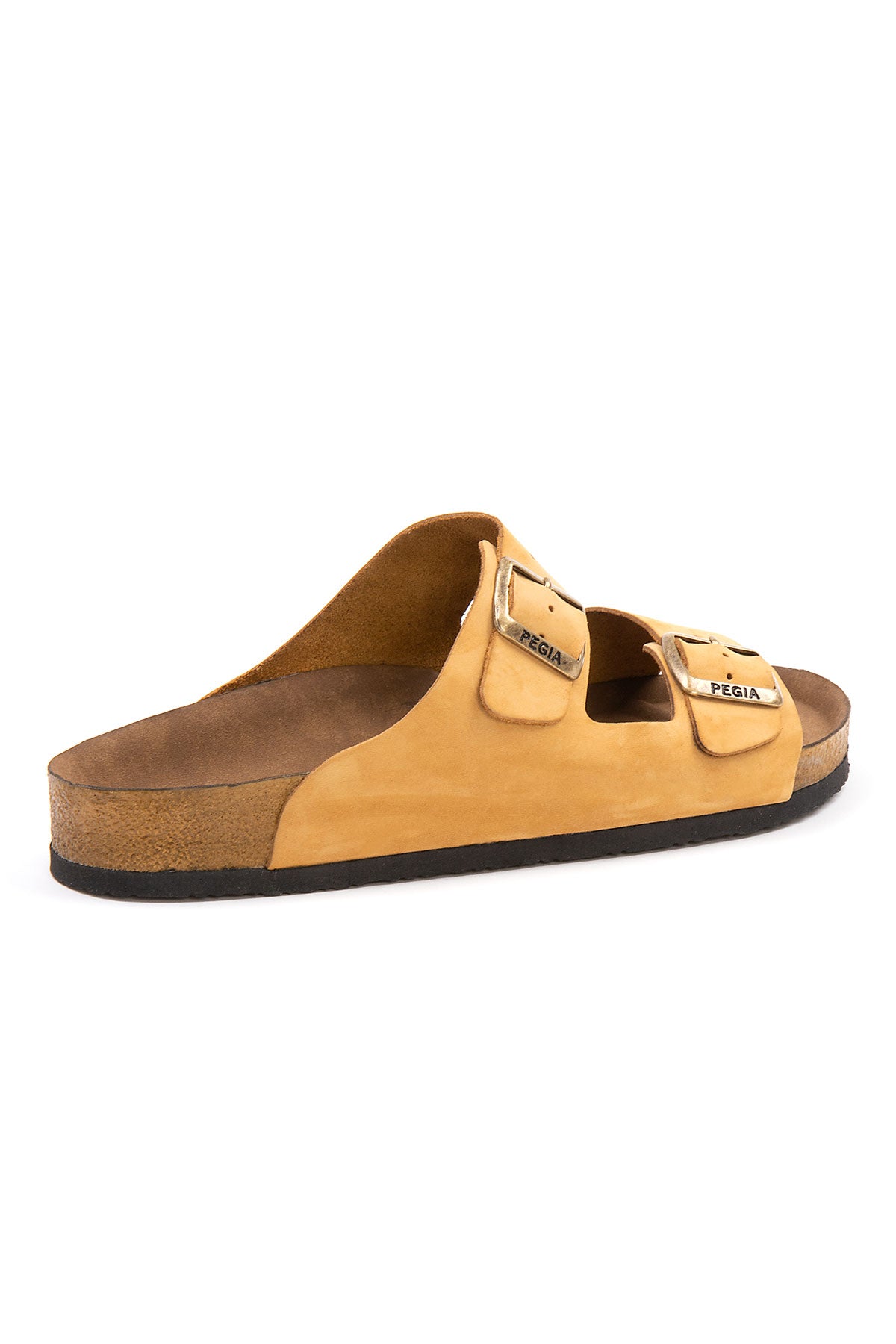 Pegia Santio Nubuck Unisex Buckle Slippers - Pegia