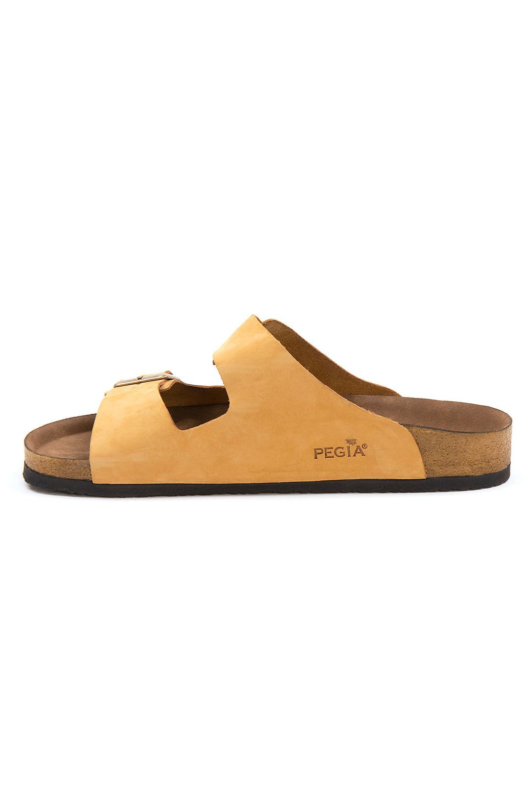 Pegia Santio Nubuck Unisex Buckle Slippers - Pegia