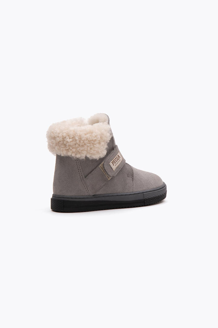 Pegia Arnes Shearling Kids' Velcro Boots - Pegia