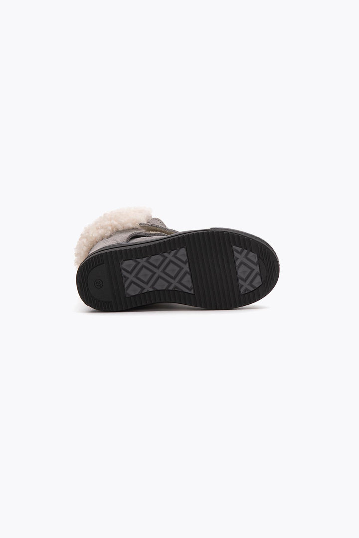 Pegia Arnes Shearling Kids' Velcro Boots - Pegia