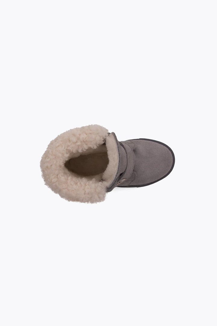 Pegia Arnes Shearling Kids' Velcro Boots - Pegia