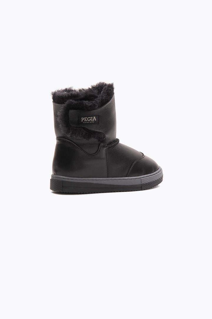 Pegia Denia Shearling Kids' Velcro Boots - Pegia