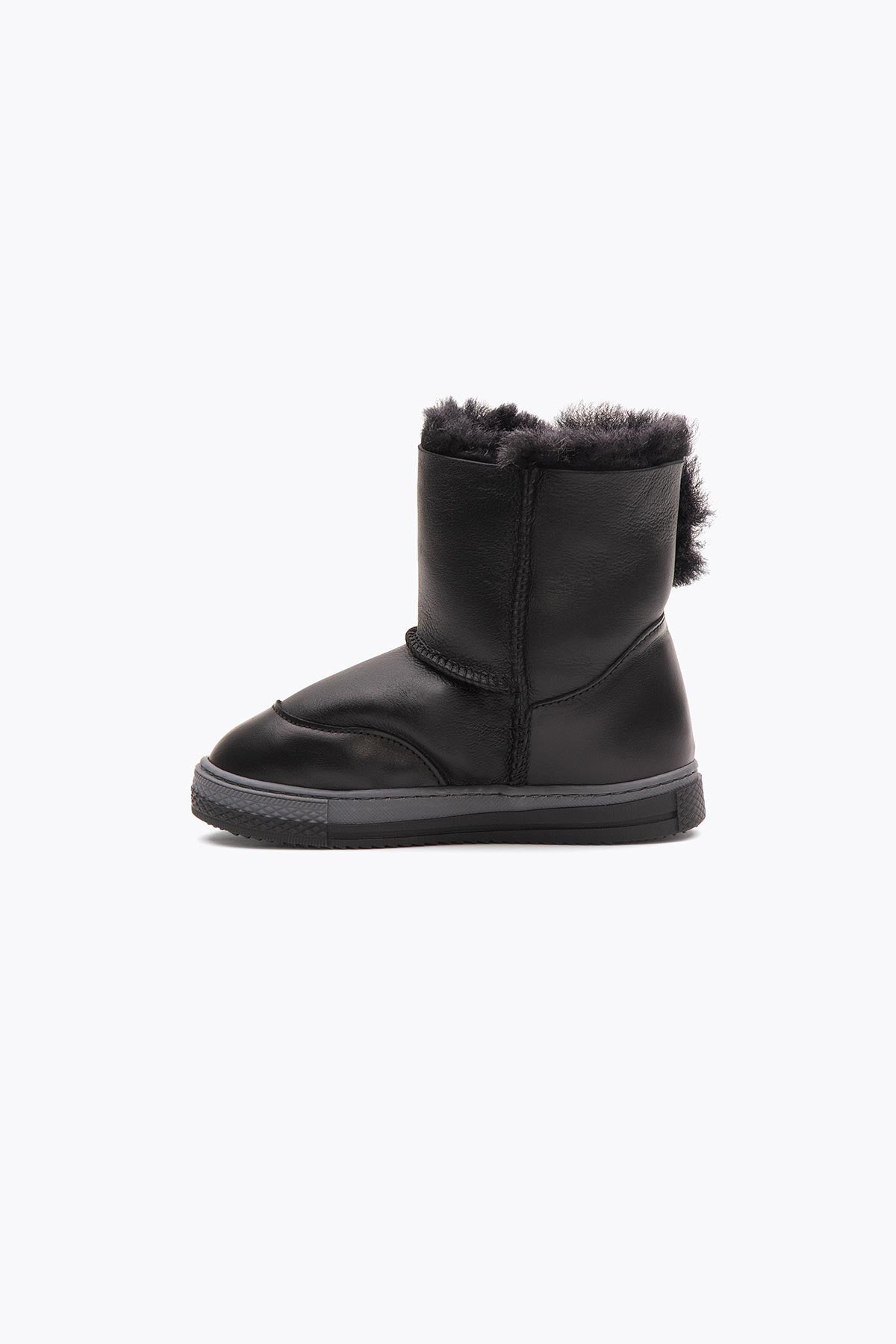 Pegia Denia Shearling Para Niños Botas De Velcro 