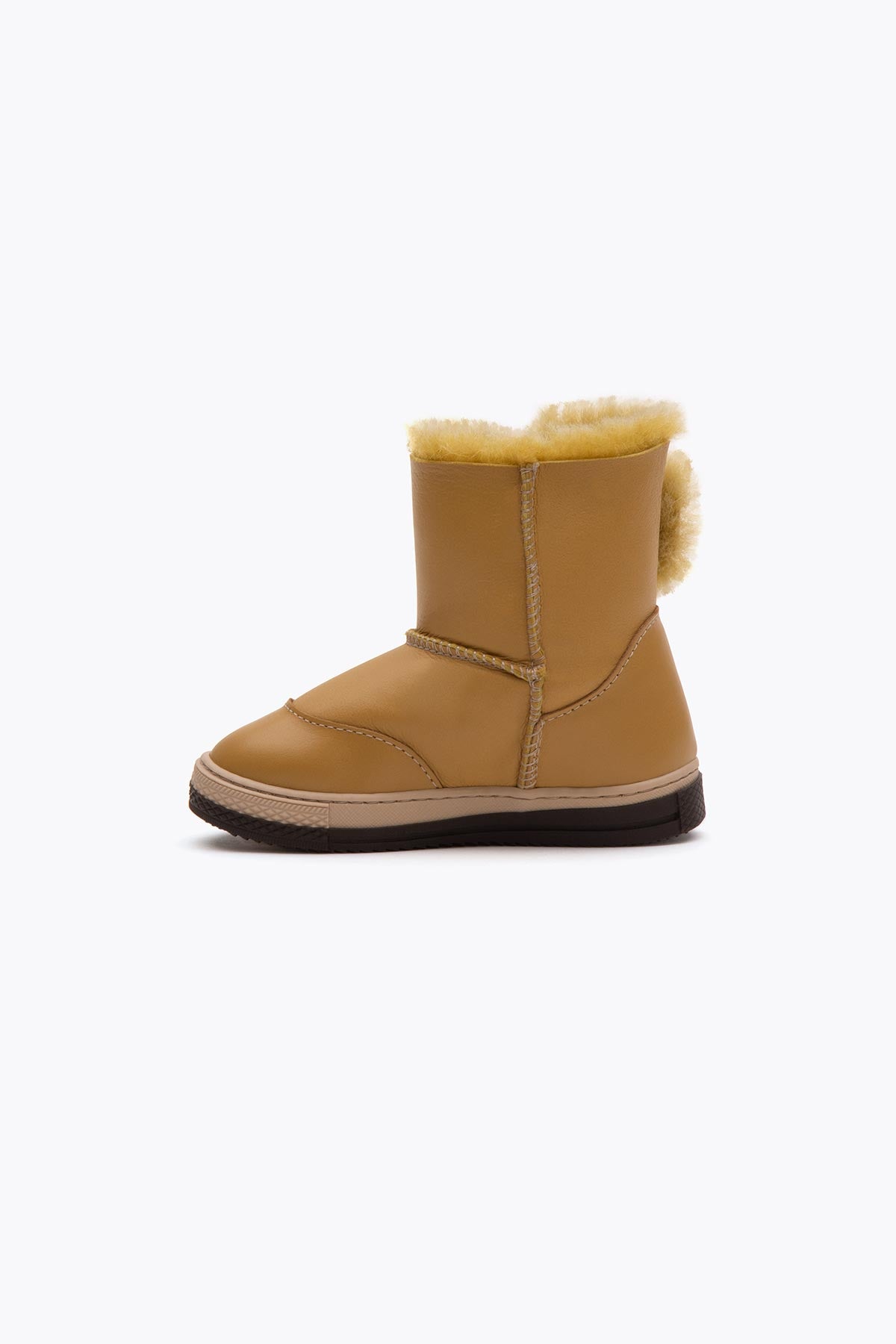 Pegia Denia Stivali Con Velcro In Shearling Per Bambini