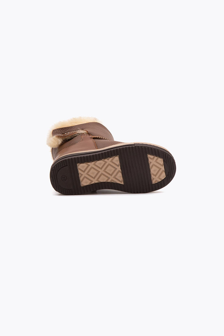 Pegia Denia Shearling Kids' Velcro Boots - Pegia