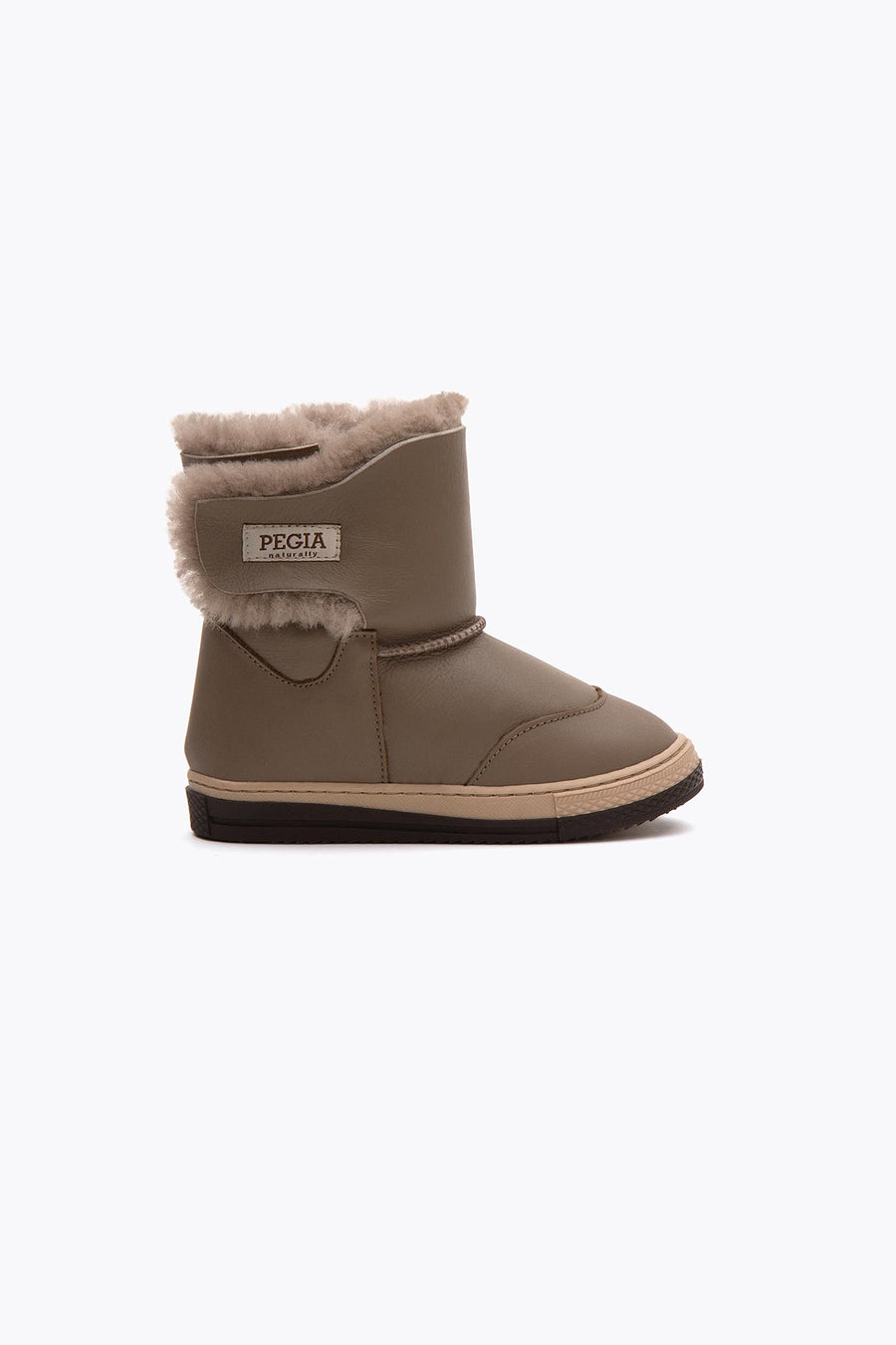 Pegia Denia Shearling Kids' Velcro Boots - Pegia
