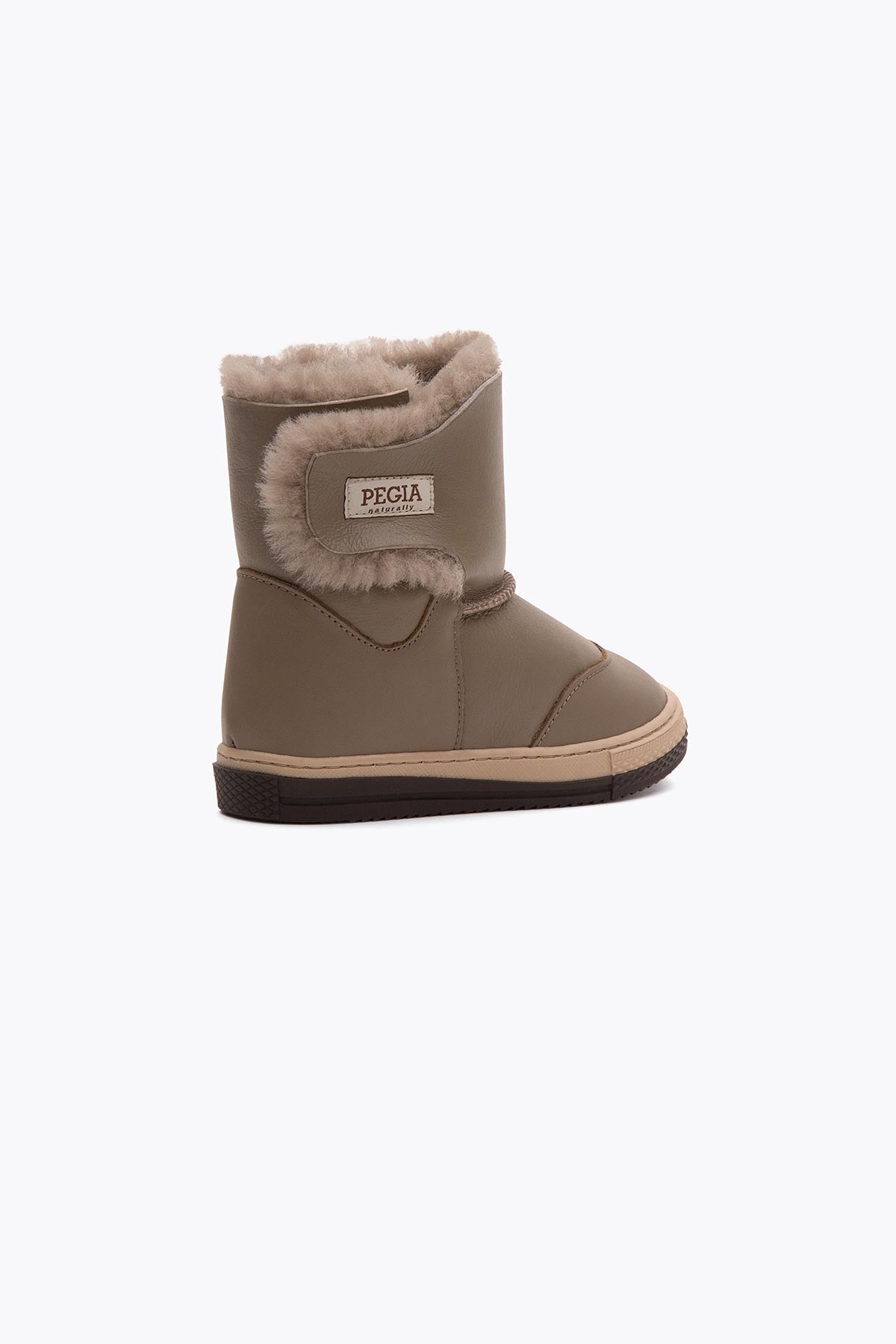 Pegia Denia Shearling Para Niños Botas De Velcro 