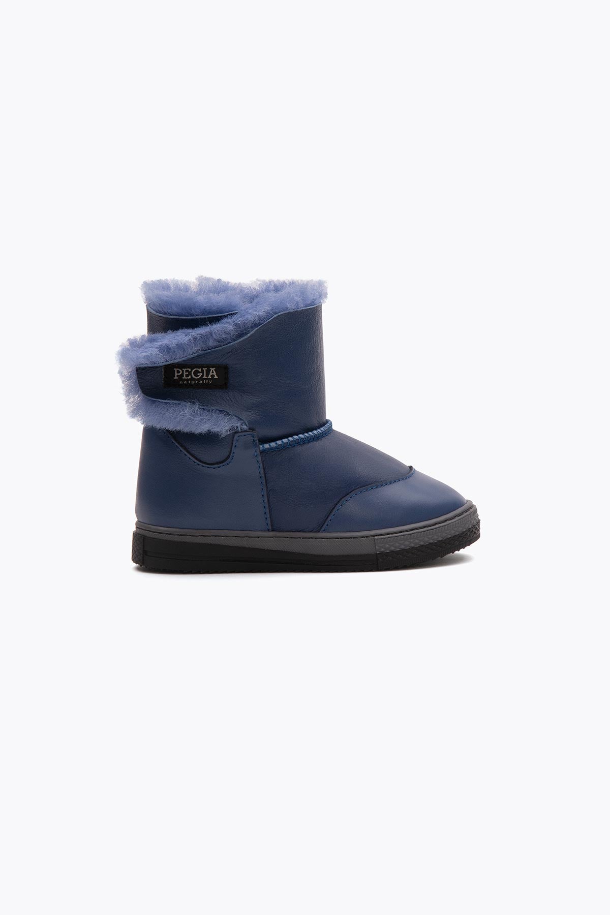 Pegia Denia Shearling Kinderstiefel mit Klettverschluss