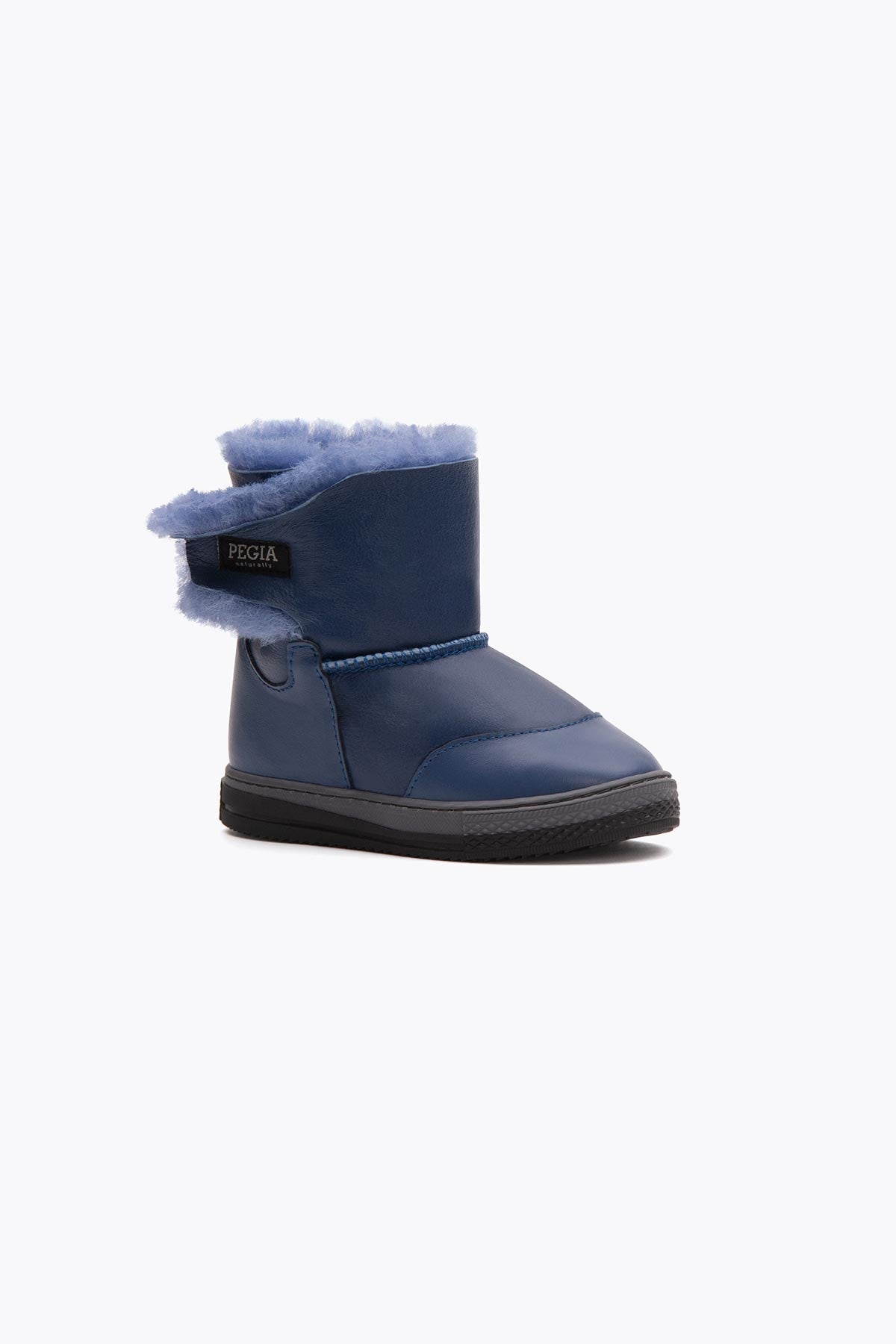 Pegia Denia Shearling Para Niños Botas De Velcro 