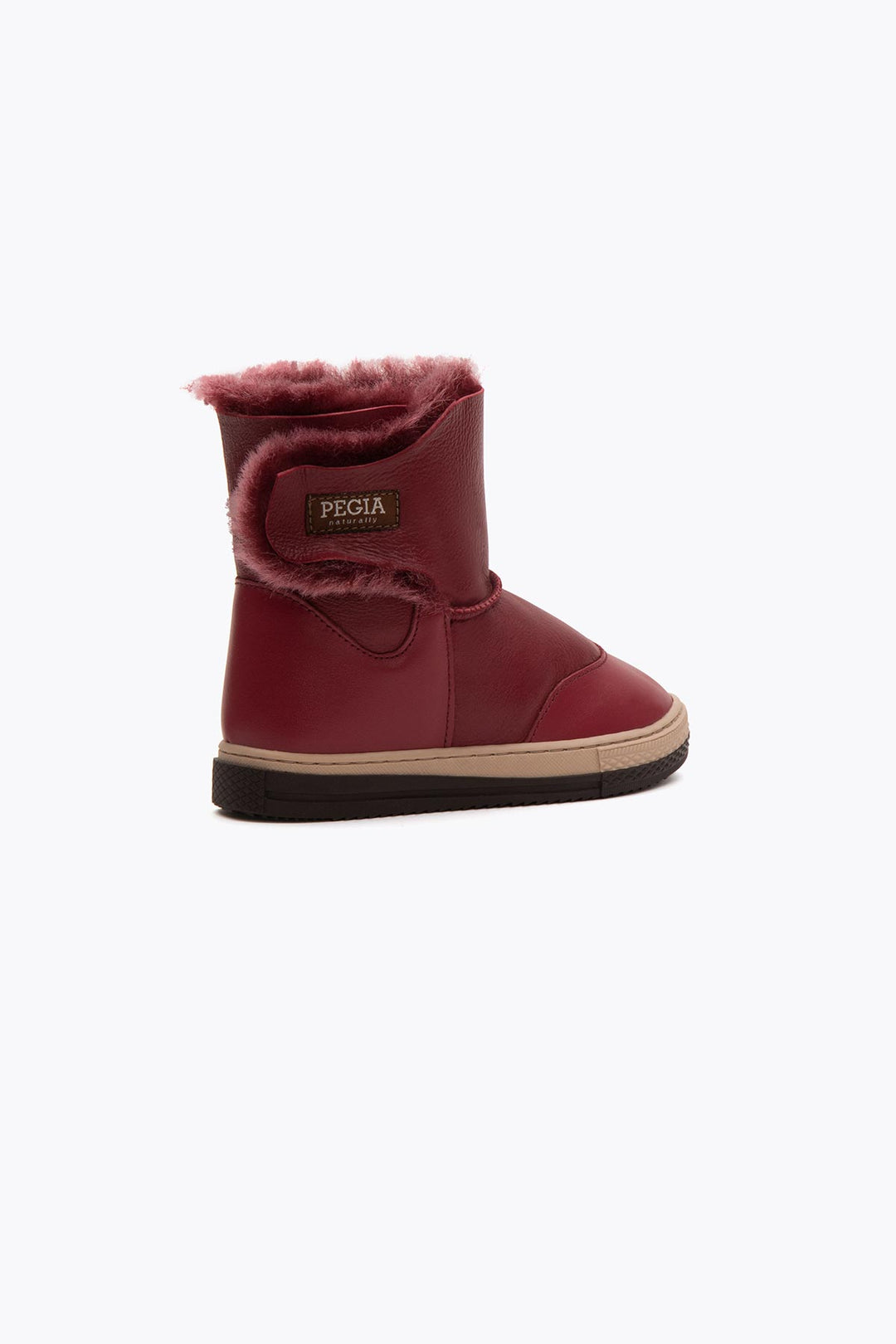 Pegia Denia Shearling Kids' Velcro Boots - Pegia