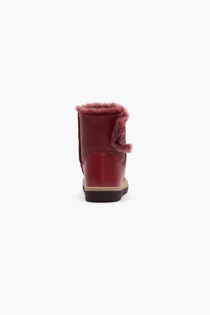 Pegia Denia Shearling Kids' Velcro Boots - Pegia