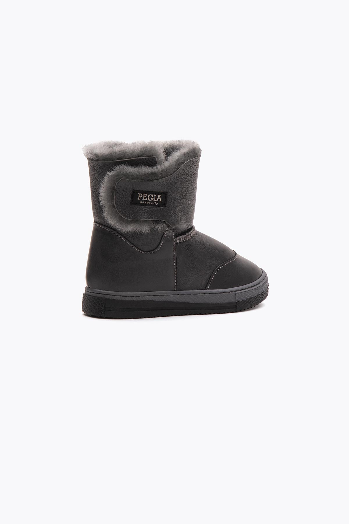 Pegia Denia Shearling Para Niños Botas De Velcro 