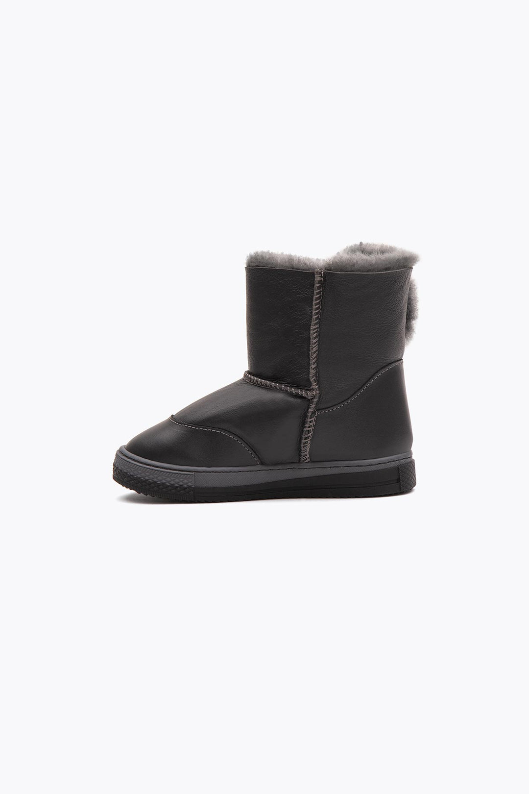 Pegia Denia Shearling Kids' Velcro Boots - Pegia