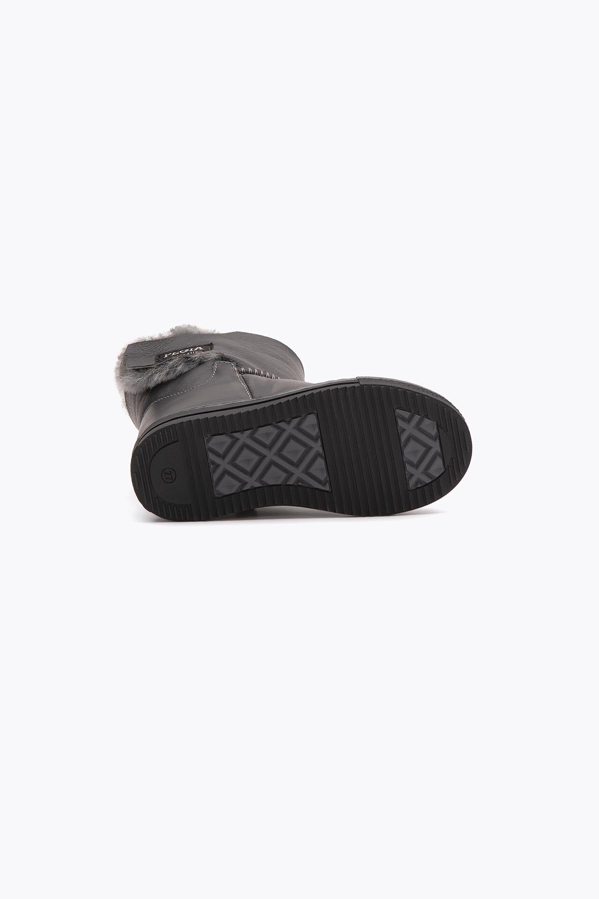 Pegia Denia Shearling Kids' Velcro Boots - Pegia