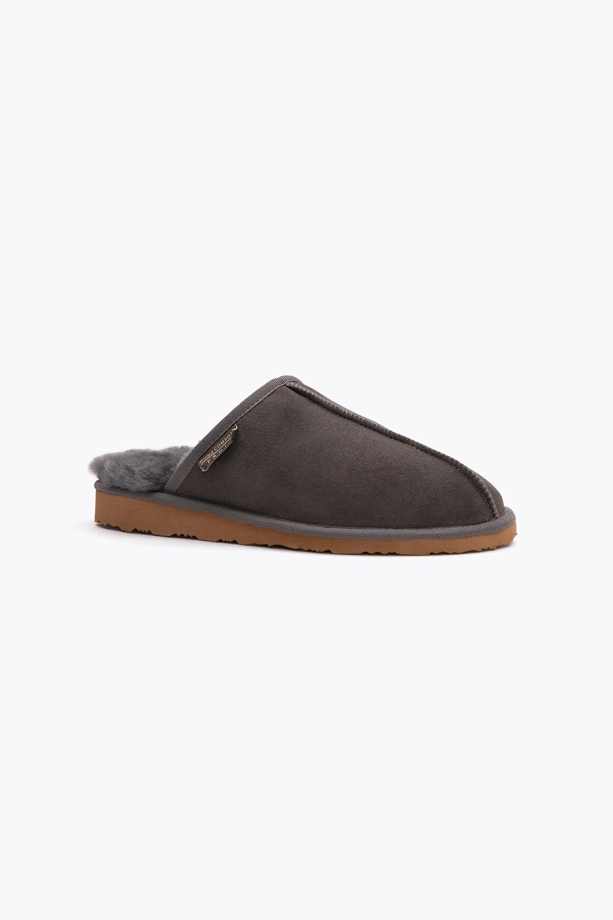 Pegia Fermo Shearling Chaussons Pour Hommes