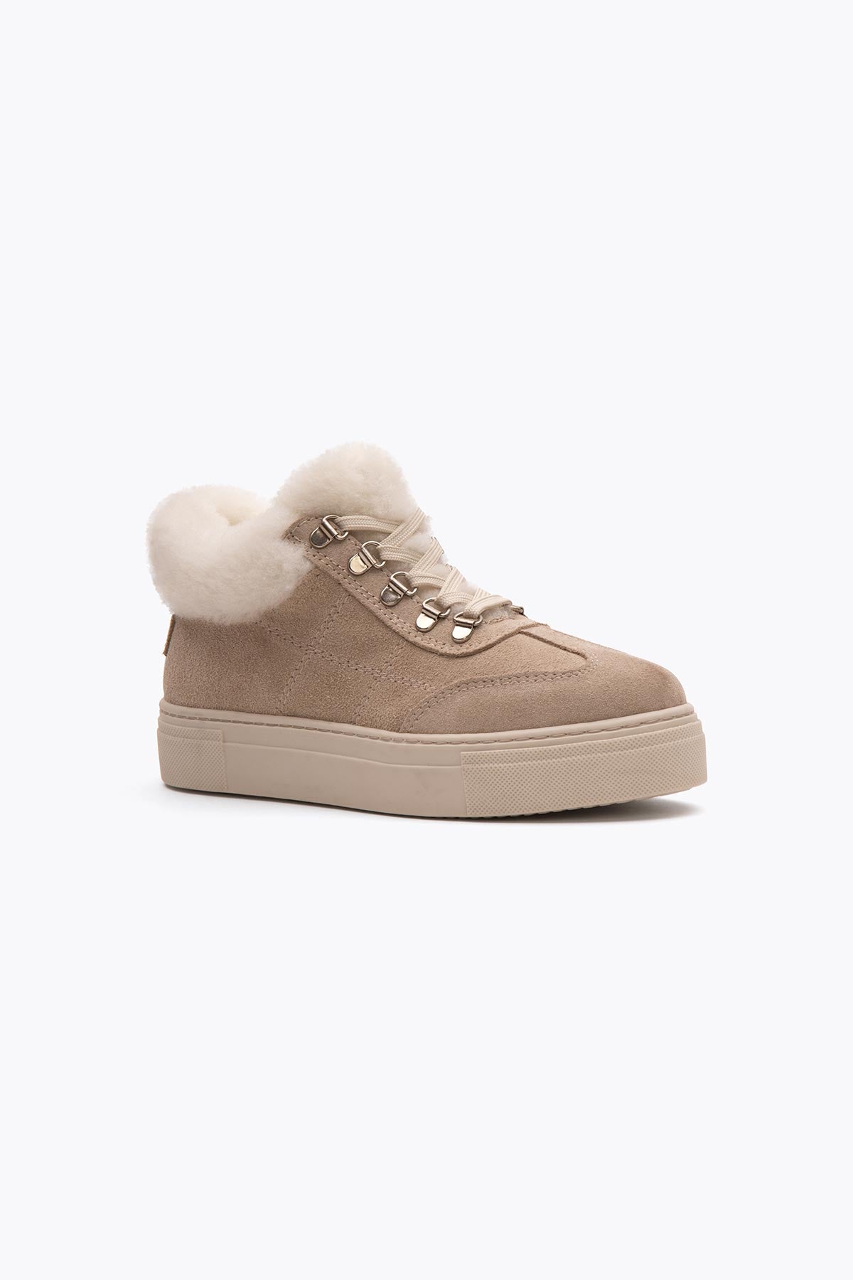 Pegia Valen Sheepskin Women's Sneakers