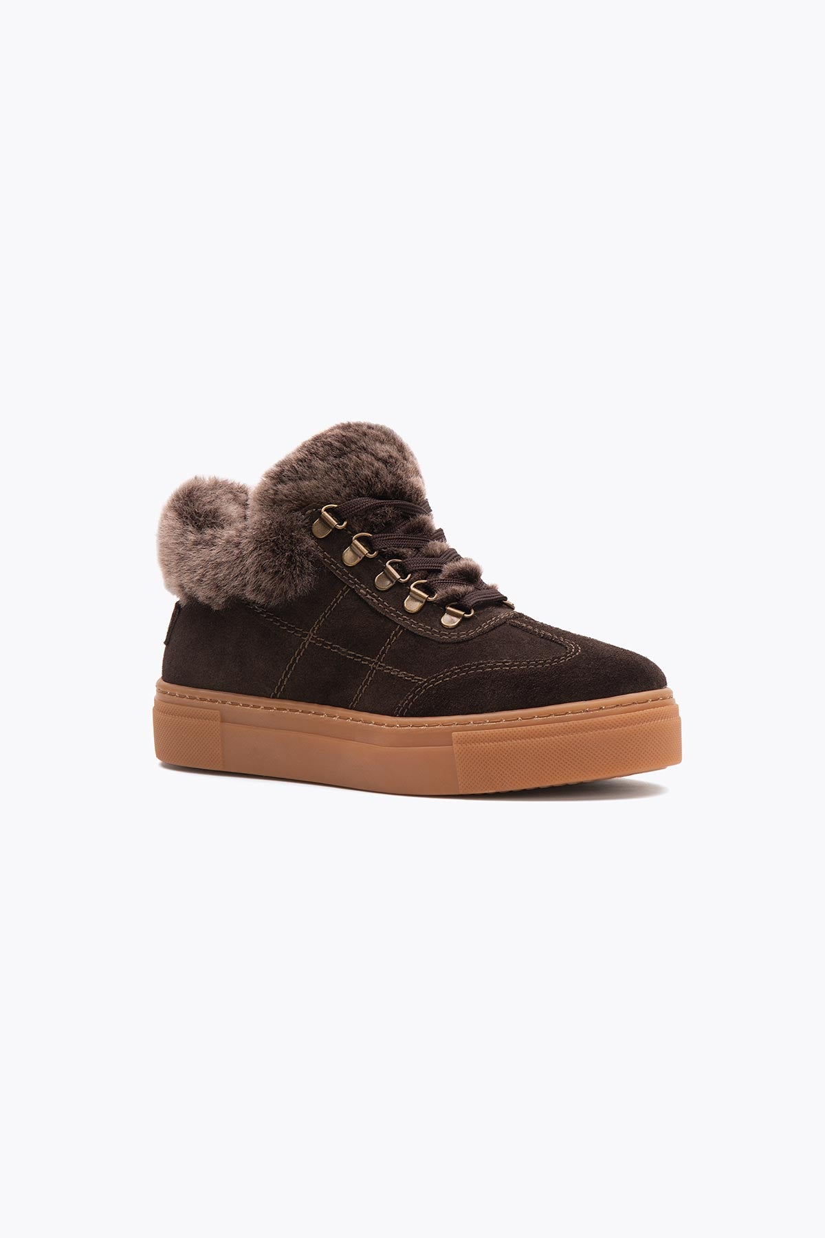 Pegia Valen Sheepskin Women's Sneakers