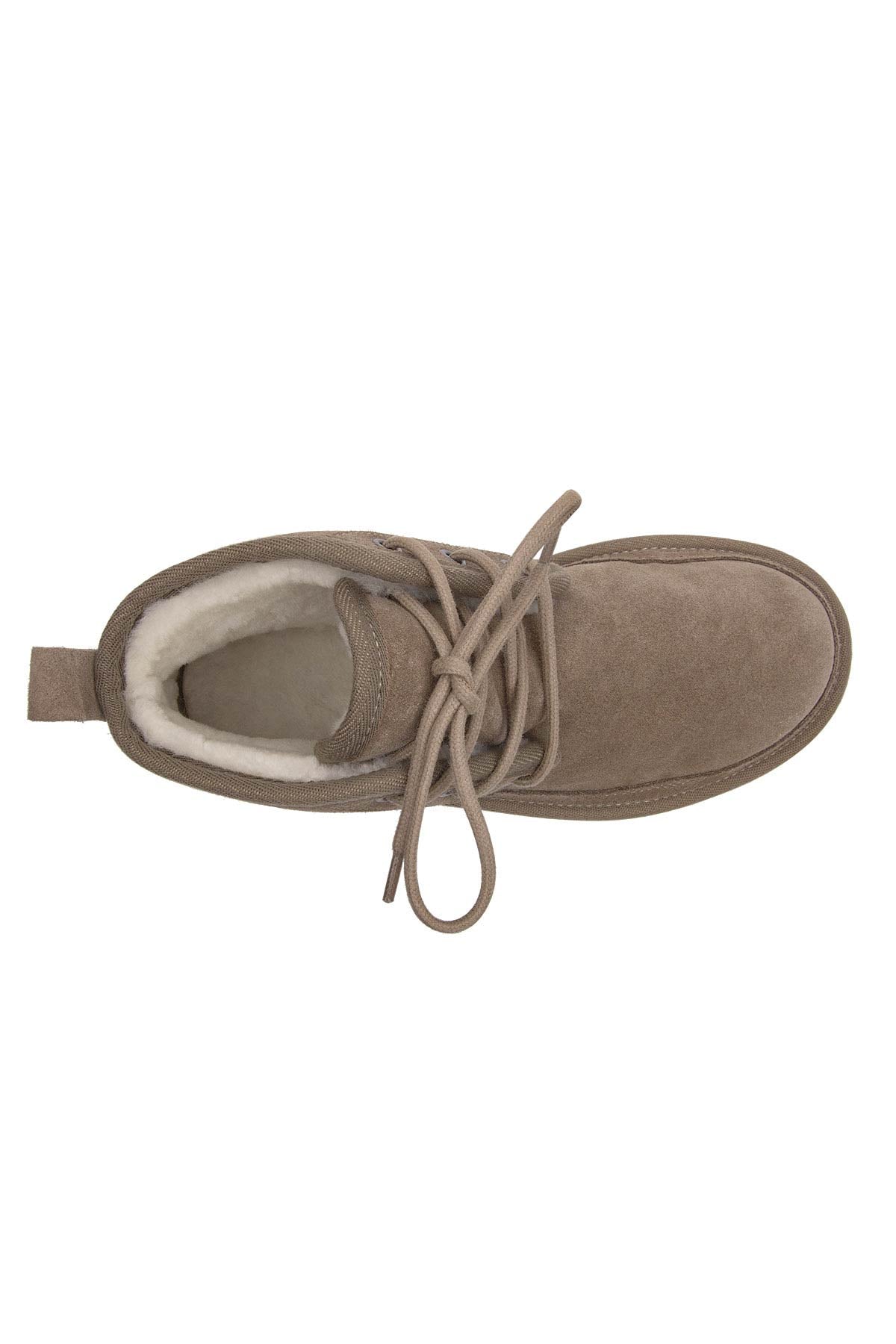 Pegia Muda Genuine Suede Lace-Up Women's Platform Boots - Pegia