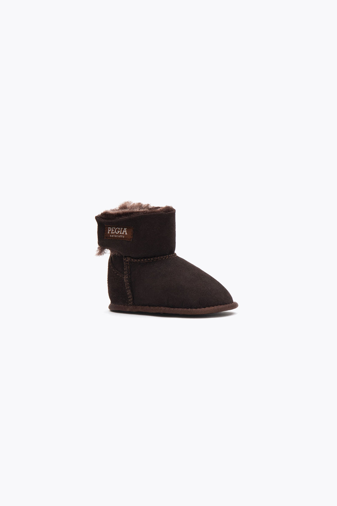 Pegia Lian Shearling Baby Velcro Booties - Pegia