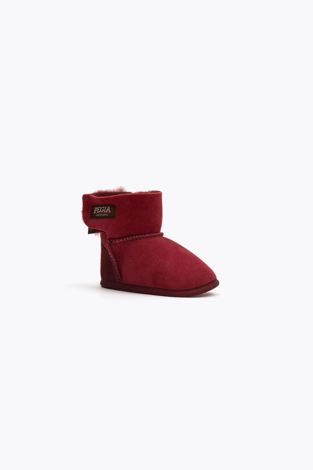 Pegia Lian Shearling Baby Velcro Booties - Pegia