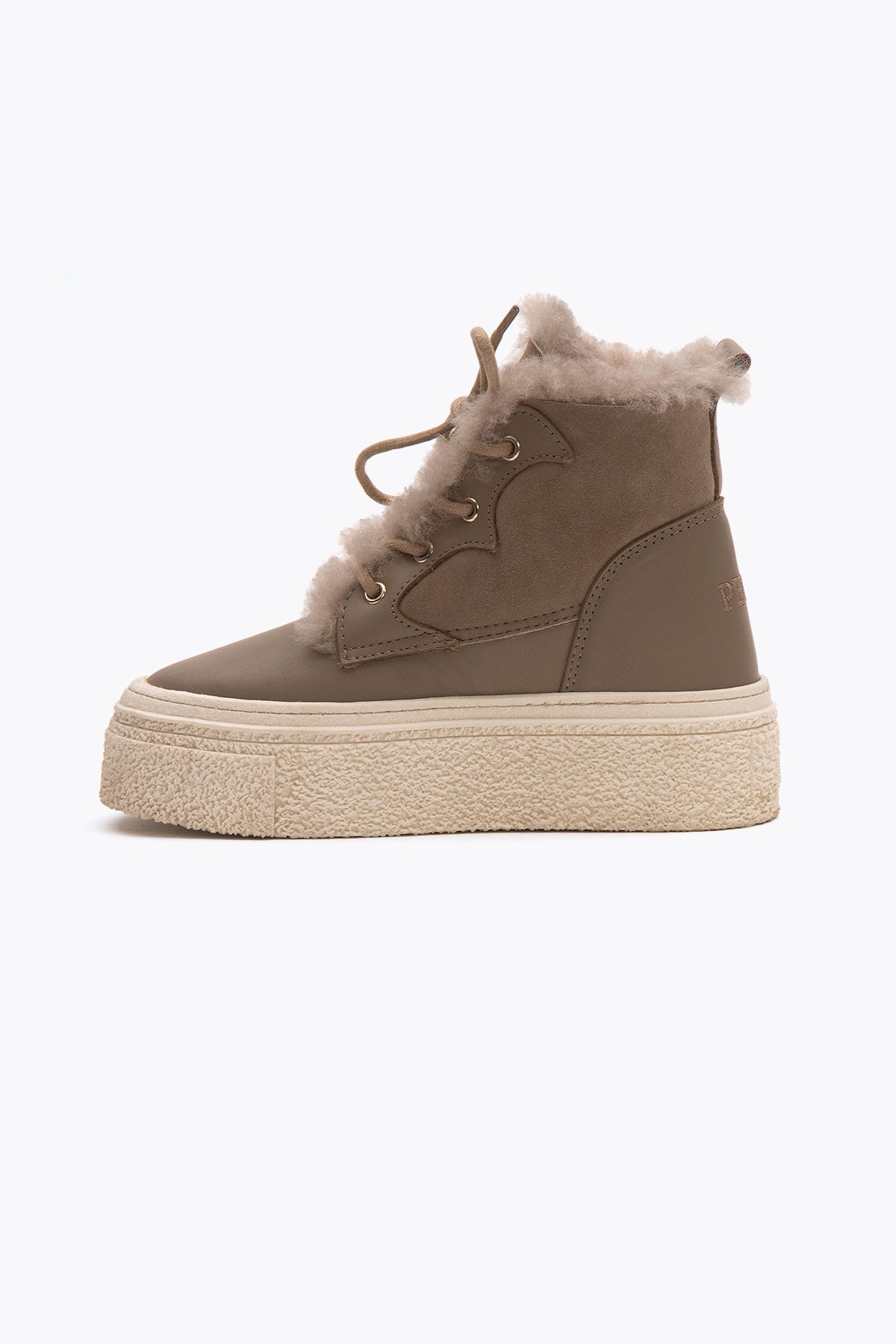 Pegia Nora Shearling Platform Women's Boots - Pegia