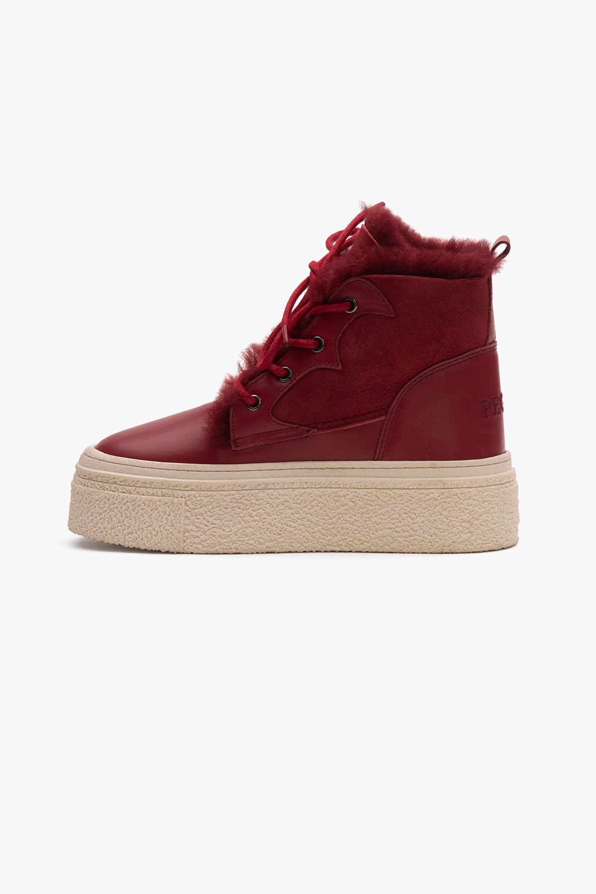 Pegia Nora Shearling Platform Women's Boots - Pegia