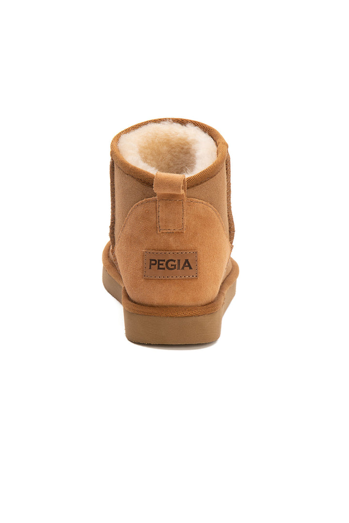 Pegia Brooks Genuine Suede Women's Mini Boots - Pegia