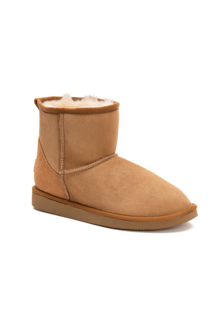 Pegia Brooks Genuine Suede Women's Short Boots - Pegia