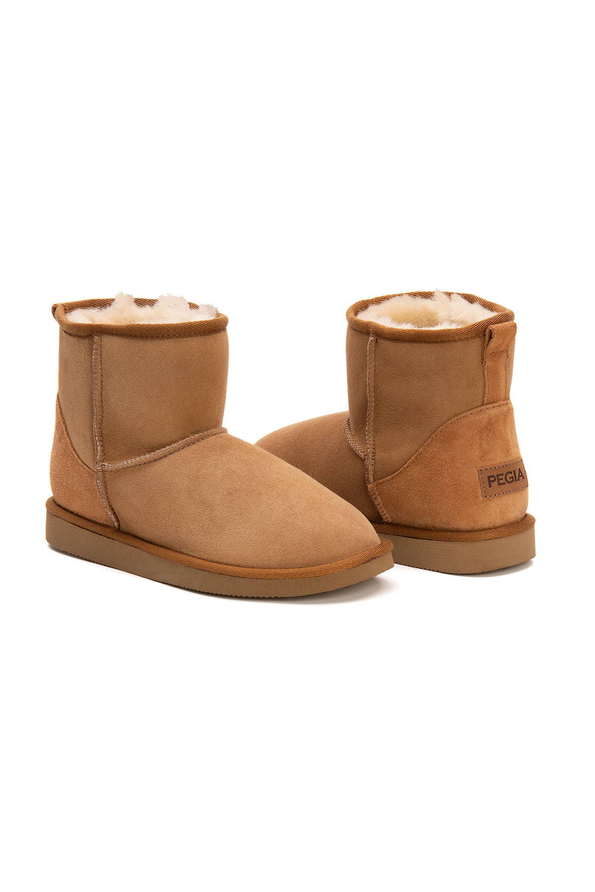 Pegia Brooks Genuine Suede Women's Short Boots - Pegia