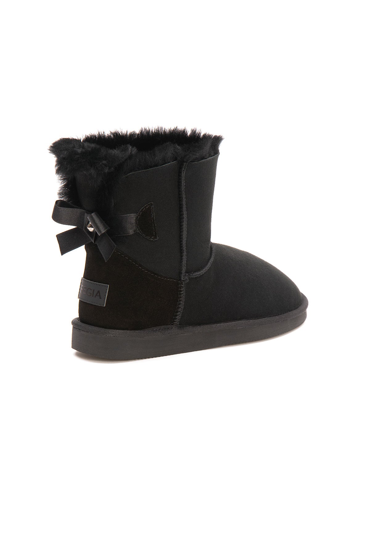 Pegia Lulea Genuine Suede Bow Detail Women's Boots - Pegia