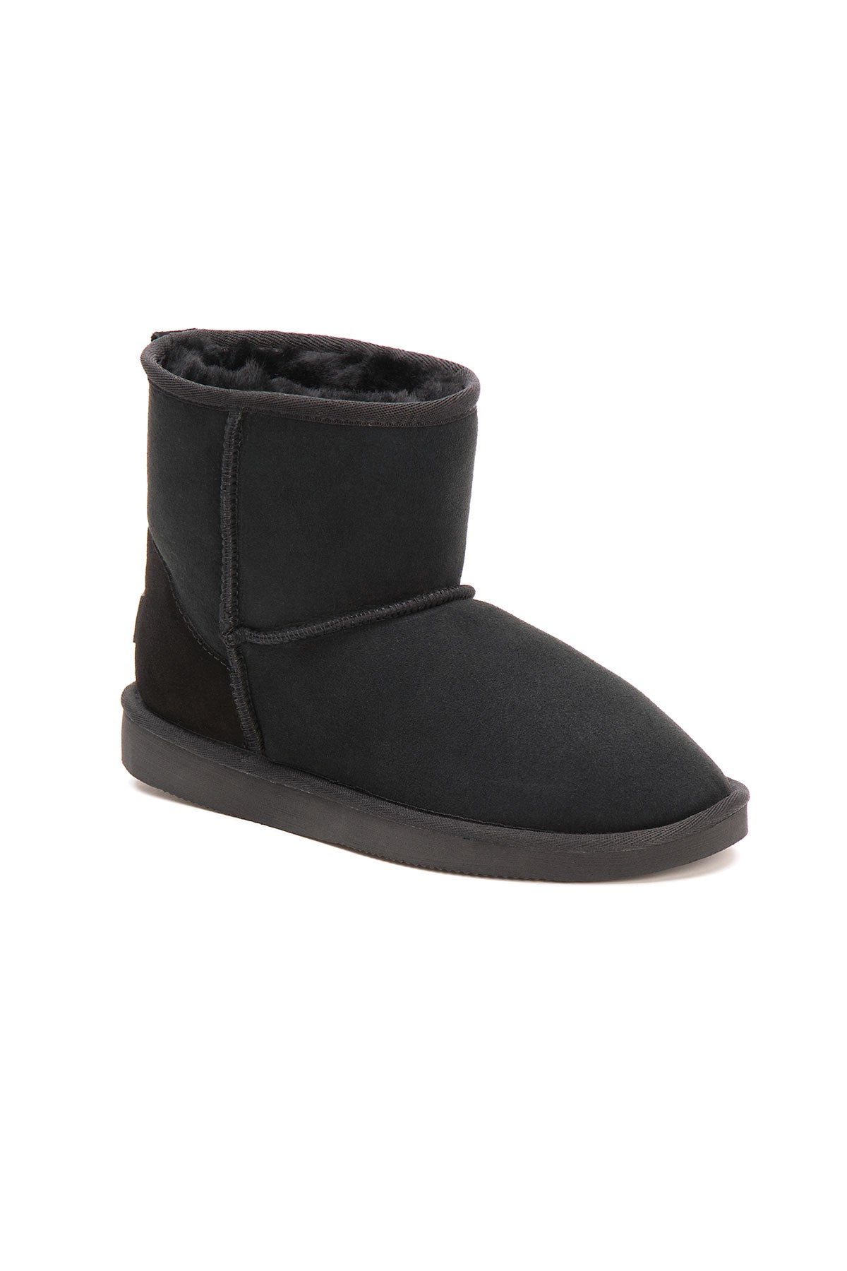 Pegia Lesa Echte Wildleder Damen Mini Stiefel