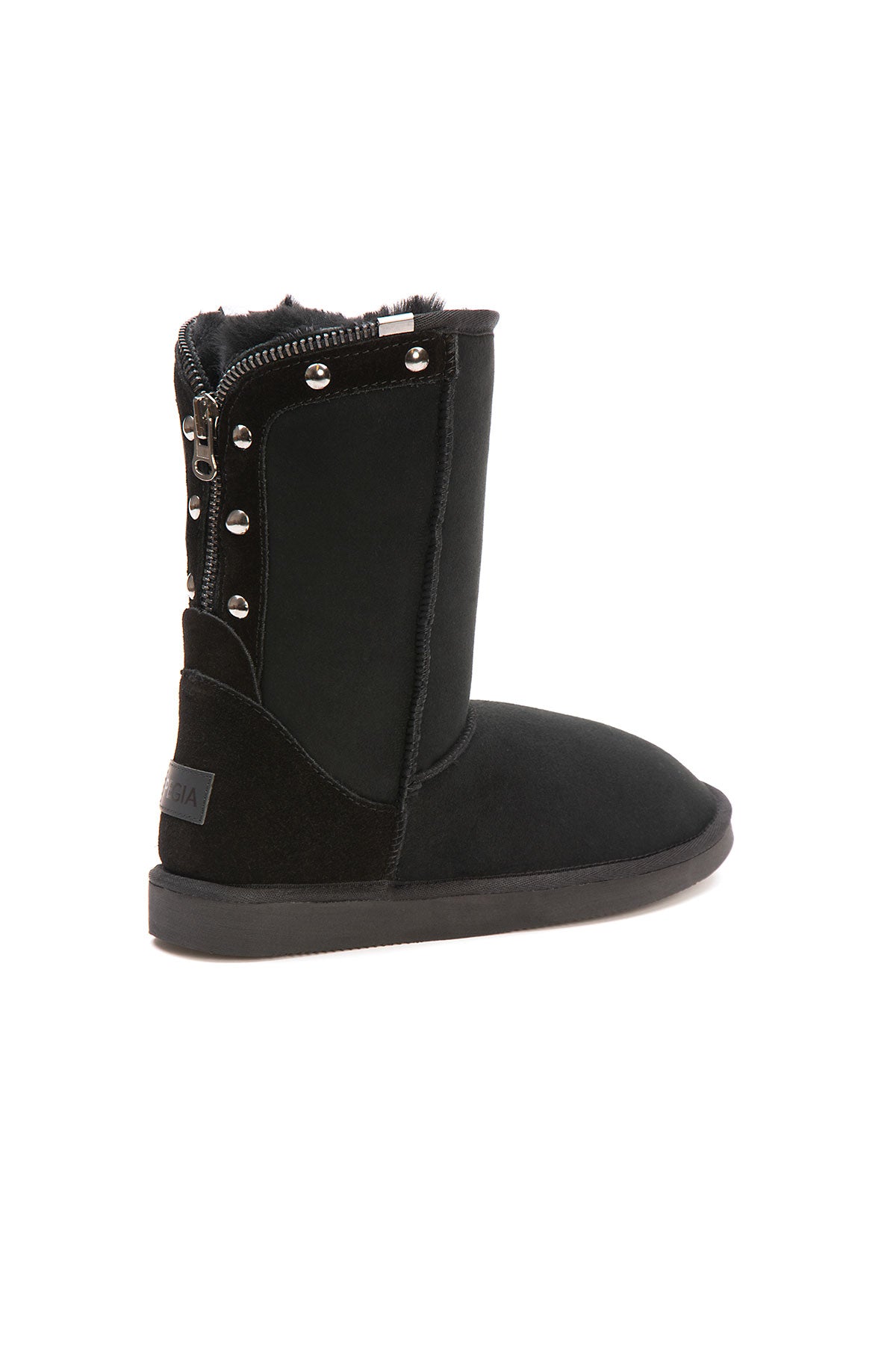 Pegia Vian Genuine Suede Back Zip Women's Boots - Pegia
