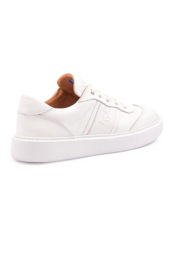 Pegia Bold Genuine Leather Sneaker 500990  - White