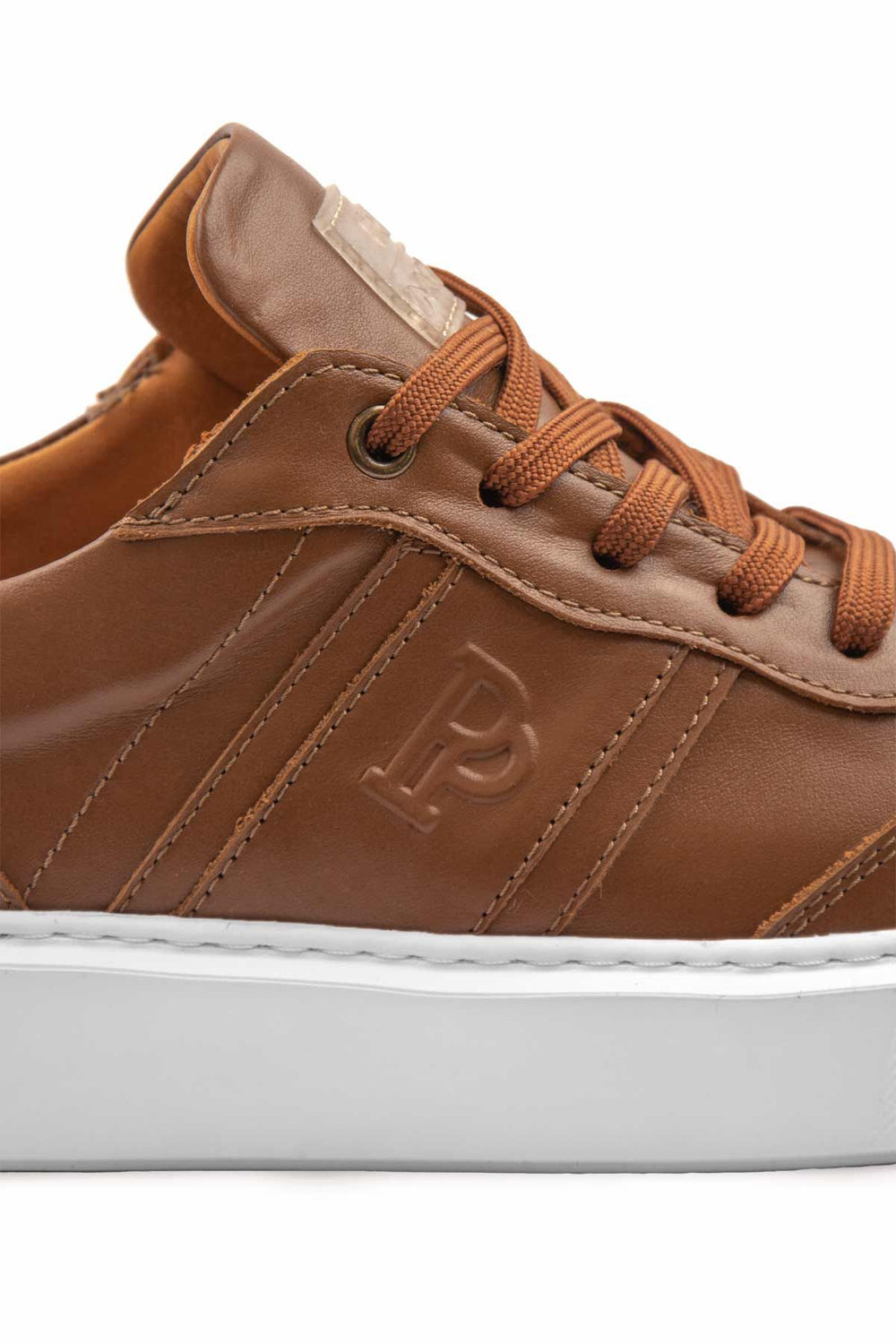Pegia Bold Genuine Leather Sneaker 500990  - Chestnut
